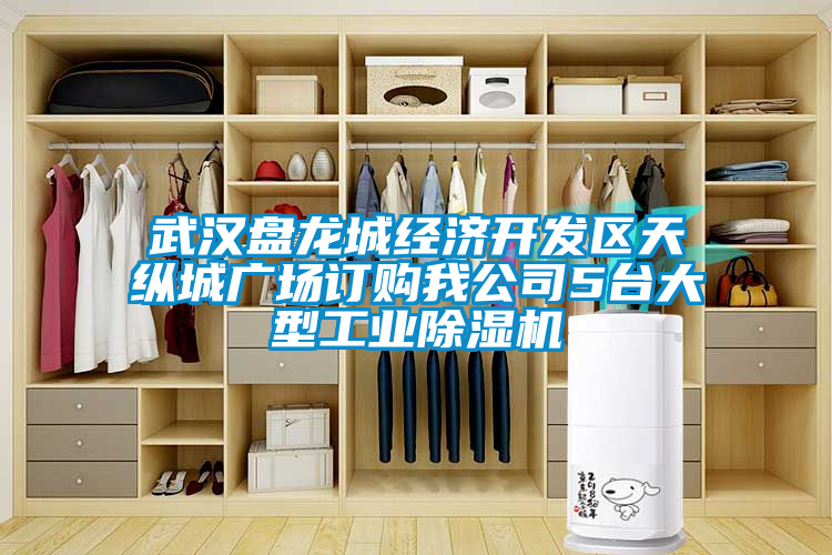 武漢盤龍城經(jīng)濟(jì)開發(fā)區(qū)天縱城廣場(chǎng)訂購(gòu)我公司5臺(tái)大型工業(yè)除濕機(jī)