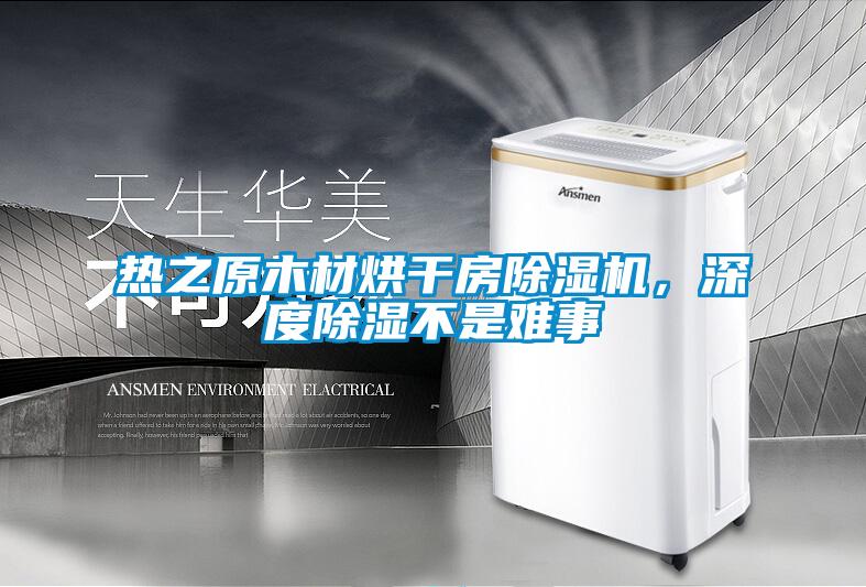 熱之原木材烘干房除濕機，深度除濕不是難事
