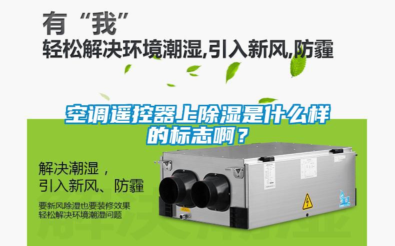 空調(diào)遙控器上除濕是什么樣的標(biāo)志??？