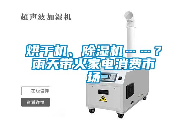 烘干機(jī)、除濕機(jī)……？雨天帶火家電消費(fèi)市場(chǎng)