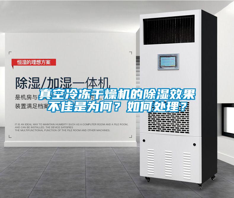 真空冷凍干燥機(jī)的除濕效果不佳是為何？如何處理？