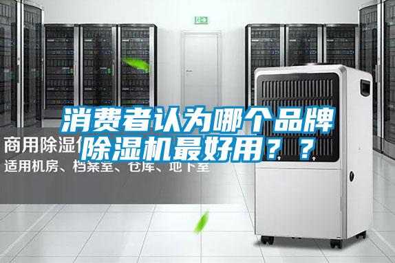 消費者認為哪個品牌除濕機最好用？？
