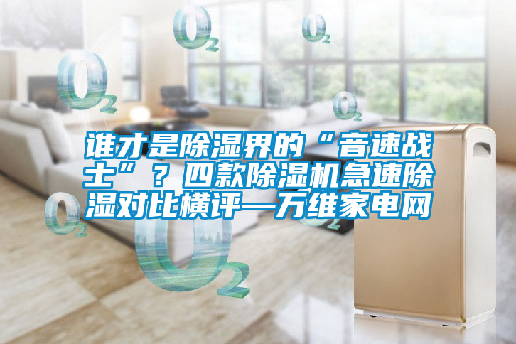 誰才是除濕界的“音速戰(zhàn)士”？四款除濕機(jī)急速除濕對比橫評—萬維家電網(wǎng)