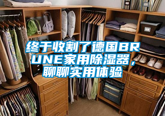 終于收割了德國(guó)BRUNE家用除濕器，聊聊實(shí)用體驗(yàn)