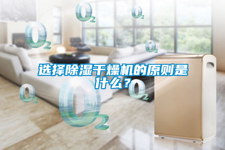 選擇除濕干燥機的原則是什么？