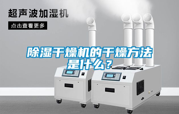 除濕干燥機(jī)的干燥方法是什么？