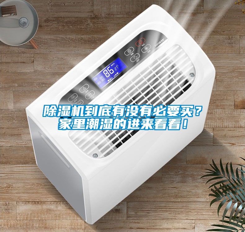 除濕機到底有沒有必要買？家里潮濕的進來看看！