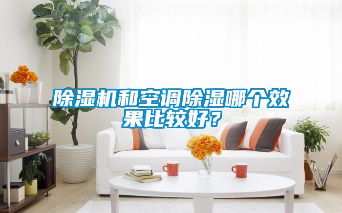 除濕機和空調除濕哪個效果比較好？